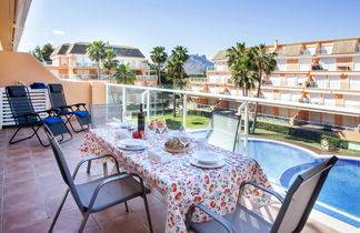 Foto 3 - Apartamento de 2 habitaciones en Dénia con piscina privada y vistas al mar