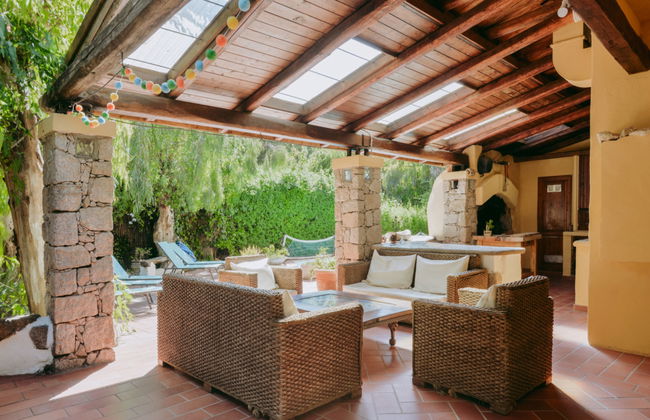 Casa de 7 quartos em Valledoria com piscina privada e jardim - Foto 32