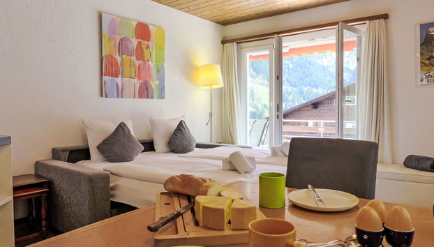 Apartamento de 2 quartos em Grindelwald com jardim e terraço - Foto 3