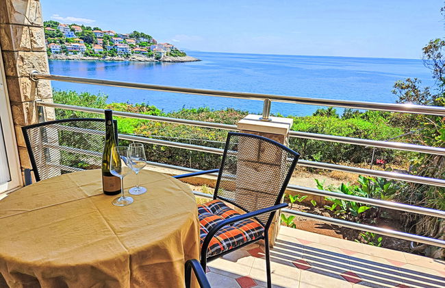Apartamento de 2 quartos em Korčula com piscina e terraço - Foto 10