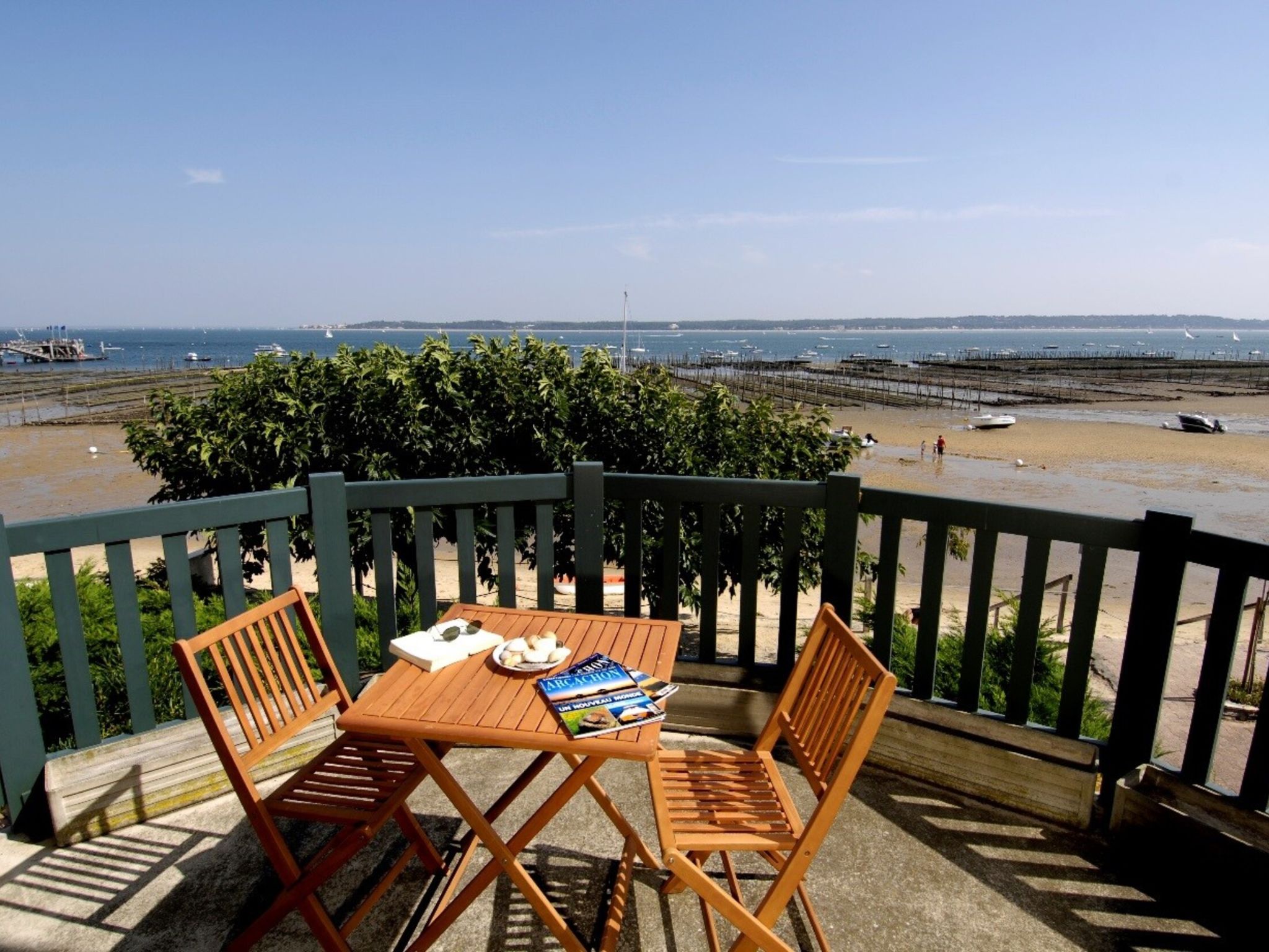 Foto 1 - Apartamento de 1 quarto em Lège-Cap-Ferret com jardim e vistas do mar