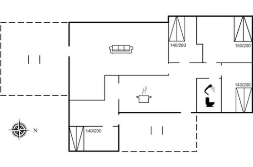 Foto 37 - Casa con 4 camere da letto a Skagen con terrazza