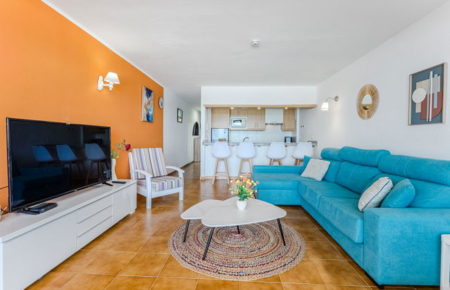 Apartamento de 2 quartos em Santiago del Teide com piscina e jardim - Foto 7