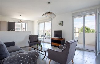 Foto 1 - Apartamento de 2 quartos em Cagnes-sur-Mer com terraço e vistas do mar