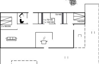 Photo 2 - Maison de 3 chambres à Pandrup avec terrasse