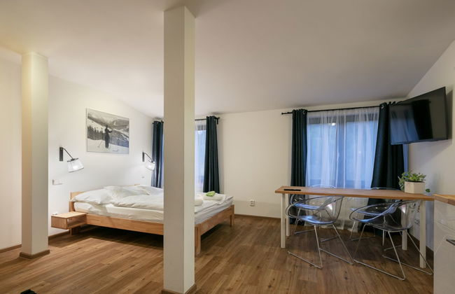Apartamento de 1 quarto em Janské Lázně com jardim - Foto 1