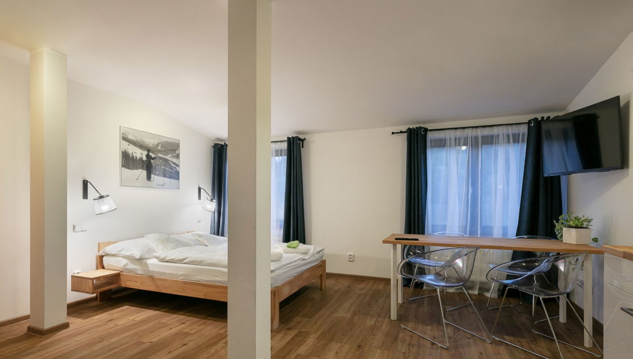 Apartamento de 1 quarto em Janské Lázně com jardim - Foto 1