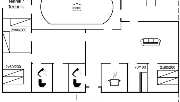 Casa de 4 quartos em Løkken com piscina privada e terraço - Foto 2