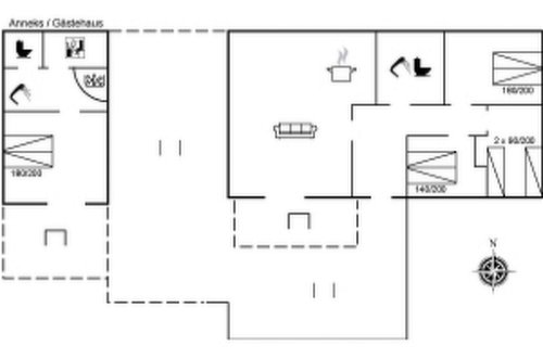 Foto 21 - Casa con 3 camere da letto a Hals con terrazza e sauna