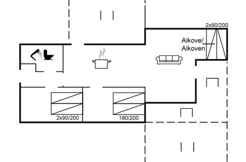 Photo 2 - Maison de 2 chambres à Vesterø Havn avec terrasse