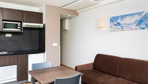 Apartamento de 1 quarto em Les Belleville com piscina - Foto 3