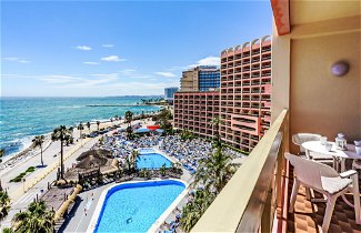 Foto 1 - Apartamento de 1 quarto em Benalmádena com piscina e vistas do mar
