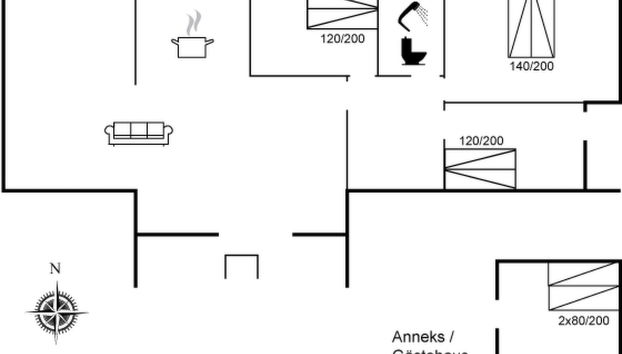Haus mit 3 Schlafzimmern in Fårevejle mit terrasse - Foto 2
