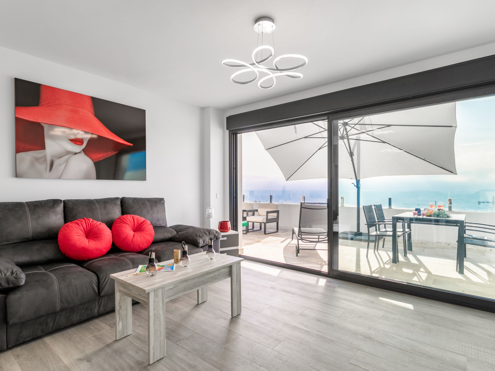 Foto 3 - Apartamento de 2 habitaciones en Finestrat con piscina y vistas al mar
