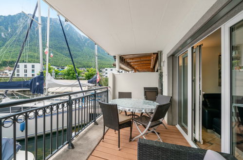 Foto 5 - Apartamento de 3 habitaciones en Port-Valais con bañera de hidromasaje y vistas a la montaña