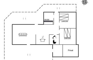 Foto 2 - Casa de 3 quartos em Løkken com terraço