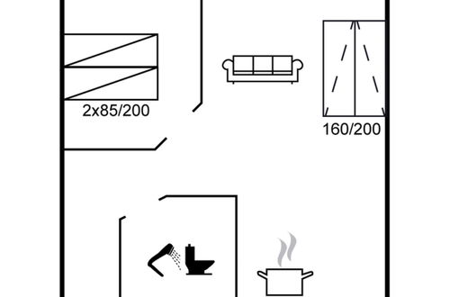 Foto 12 - Appartamento con 1 camera da letto a Løkken con terrazza