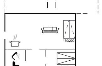 Foto 2 - Apartamento de 1 quarto em Nexø com terraço