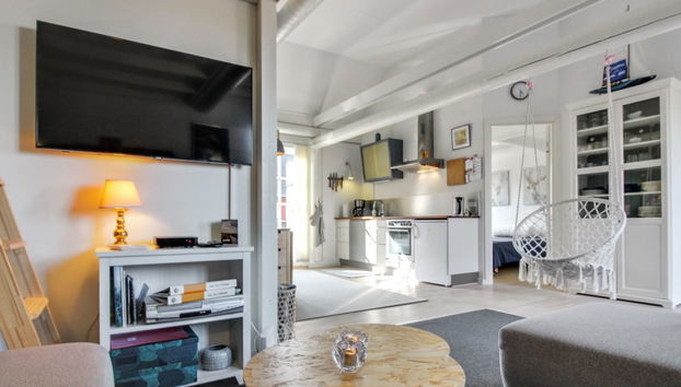 Appartamento con 1 camera da letto a Aakirkeby con piscina e terrazza - Foto 3