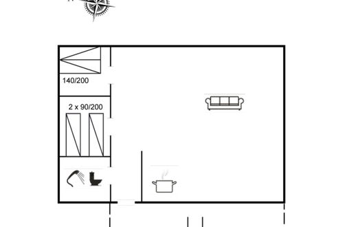 Foto 15 - Casa de 2 quartos em Allinge com terraço