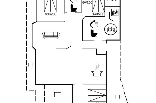 Foto 35 - Casa de 3 quartos em Løkken com terraço e sauna