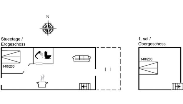 Apartamento de 1 quarto em Løkken com piscina e terraço - Foto 2