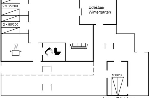 Foto 2 - Casa de 2 quartos em Løkken com terraço