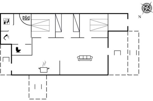 Foto 23 - Casa con 3 camere da letto a Spøttrup con terrazza e sauna