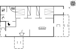 Photo 2 - Maison de 3 chambres à Spøttrup avec terrasse et sauna