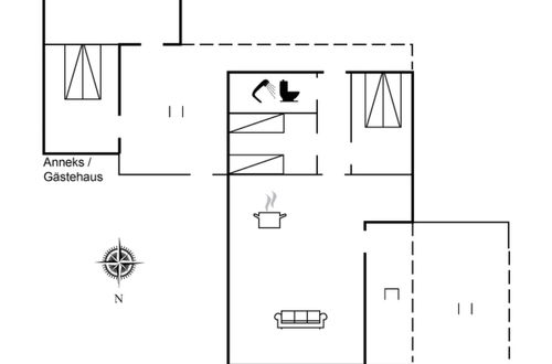 Foto 2 - Casa de 2 quartos em Hals com terraço