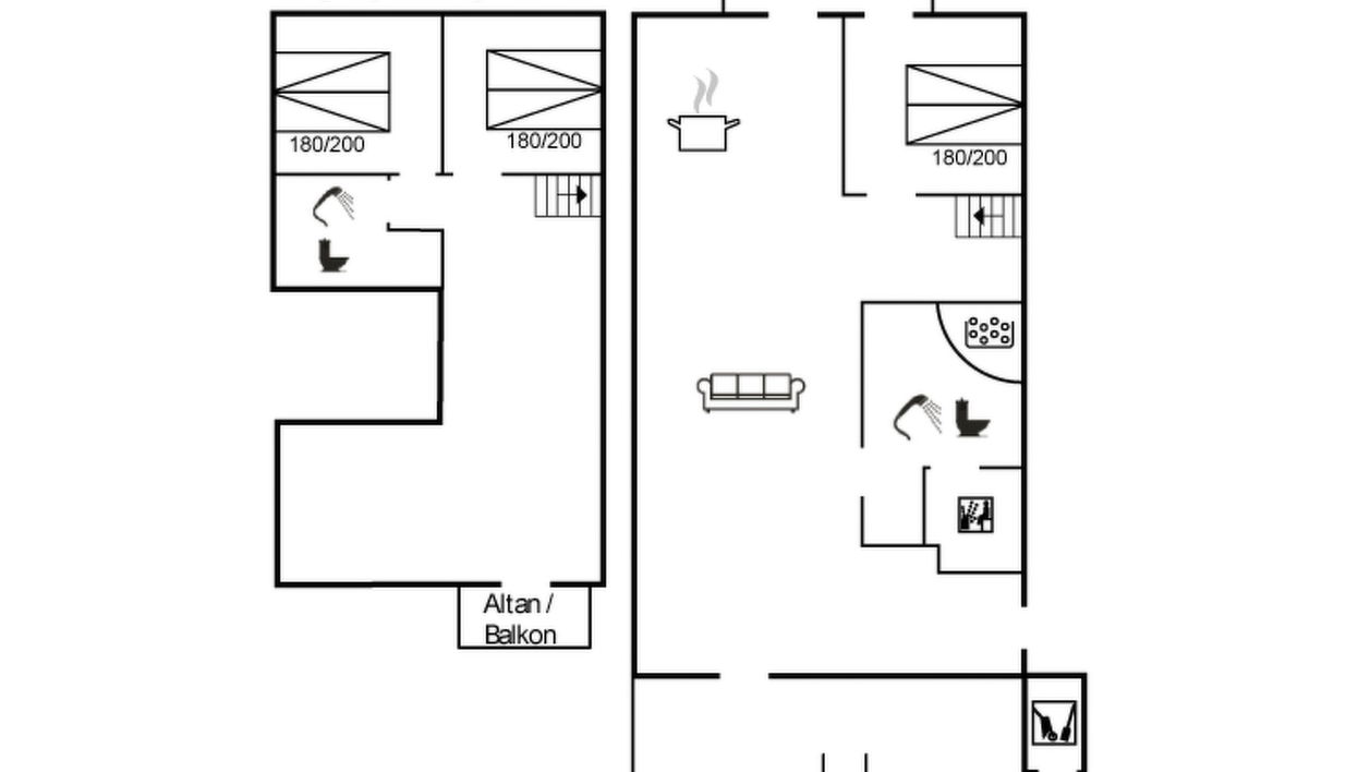 Appartement de 3 chambres à Gråsten avec terrasse et sauna - Photo 1