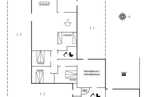 Foto 2 - Haus mit 4 Schlafzimmern in Fjerritslev mit terrasse und sauna