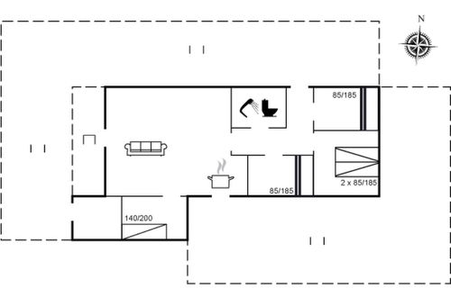 Foto 2 - Casa de 4 quartos em Skagen com terraço