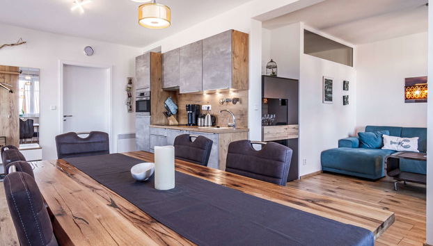 Apartamento de 2 quartos em Frymburk com jardim e terraço - Foto 3