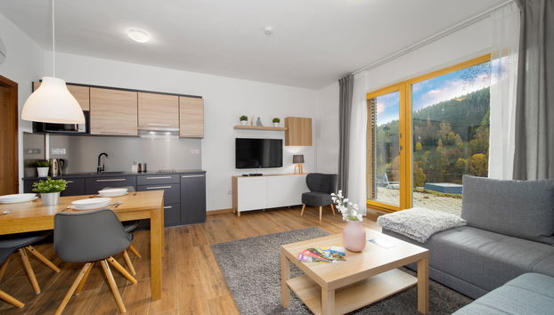Apartment mit 1 Schlafzimmer in Pec pod Sněžkou mit garten und terrasse - Foto 2