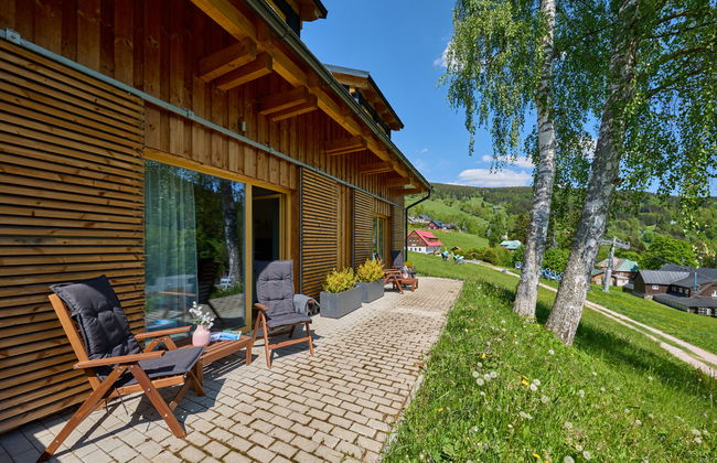 Apartamento de 1 quarto em Pec pod Sněžkou com jardim e terraço - Foto 41