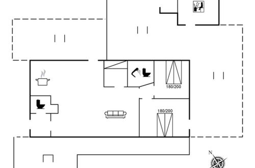 Photo 2 - Maison de 3 chambres à Rindby Strand avec terrasse et sauna