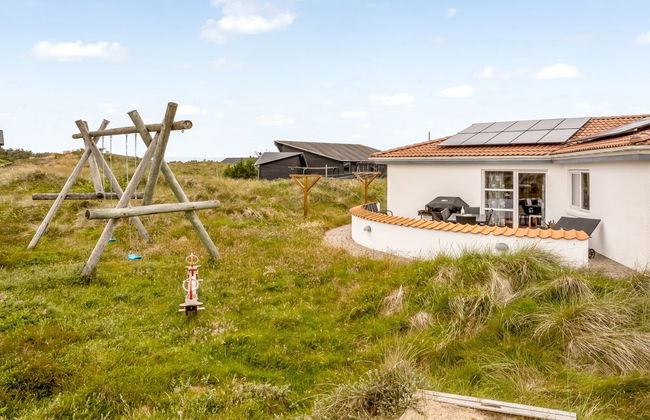 Casa de 4 quartos em Klitmøller com piscina privada e terraço - Foto 30