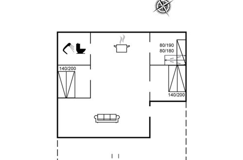 Foto 2 - Casa de 3 quartos em Rømø com terraço