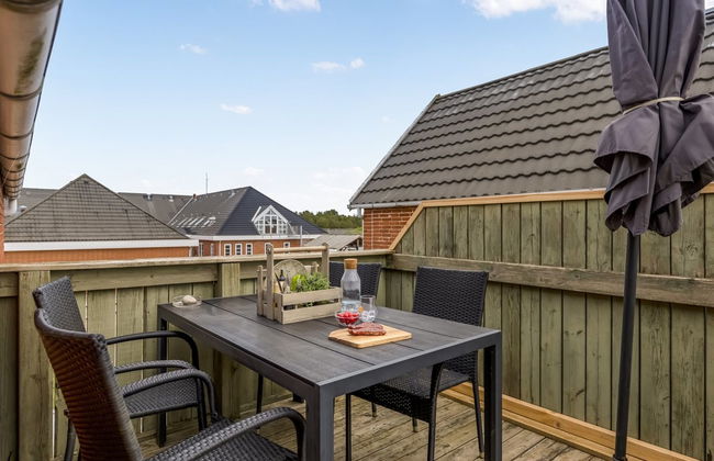 Apartamento de 2 quartos em Rømø com piscina e terraço - Foto 9