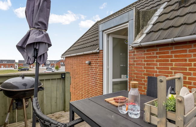 Apartamento de 2 quartos em Rømø com piscina e terraço - Foto 7