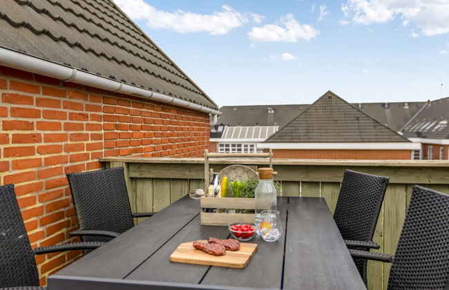 Apartamento de 2 quartos em Rømø com piscina e terraço - Foto 8