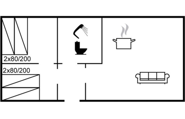 Apartamento de 2 quartos em Rømø com piscina e terraço - Foto 2