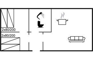 Foto 2 - Appartamento con 2 camere da letto a Rømø con piscina e terrazza