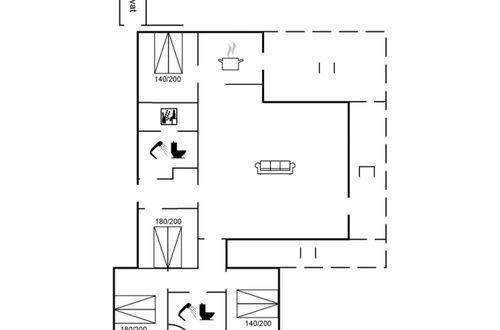 Foto 2 - Casa de 4 quartos em Rømø com terraço e sauna