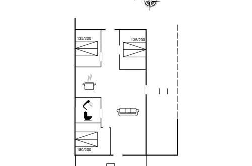 Foto 2 - Casa de 3 quartos em Rømø com terraço