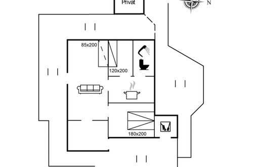 Foto 2 - Casa de 2 quartos em Rømø com terraço