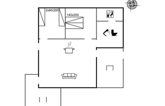 Foto 2 - Casa de 2 quartos em Rømø com terraço e sauna