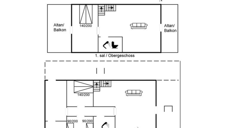 Photo 1 - 3 bedroom House in Harboøre with terrace