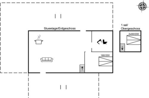 Foto 9 - Casa de 2 quartos em Rømø com terraço